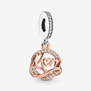 Pandora Two-tone Mom Dangle Charm Mehrfarbig | 179YGBJID