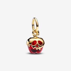 Pandora Villains Evil Queen Apple Dangle Charm Gold | 724YMGBIR